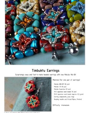 Timbuktu Earrings Friday Freebie