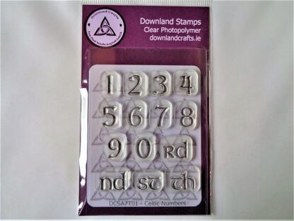 Celtic Numbers Stamp Set - A7 Clear Photopolymer