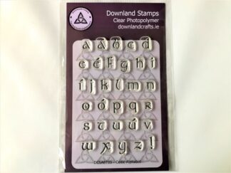 Celtic Alphabet Lowercase Stamp Set - A6 Clear Photopolymer