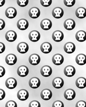 Skulls Grey Friday Freebie Printable Paper Download