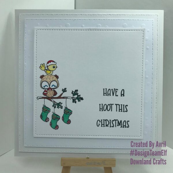 Christmas Owls Stamp Set Card Sample