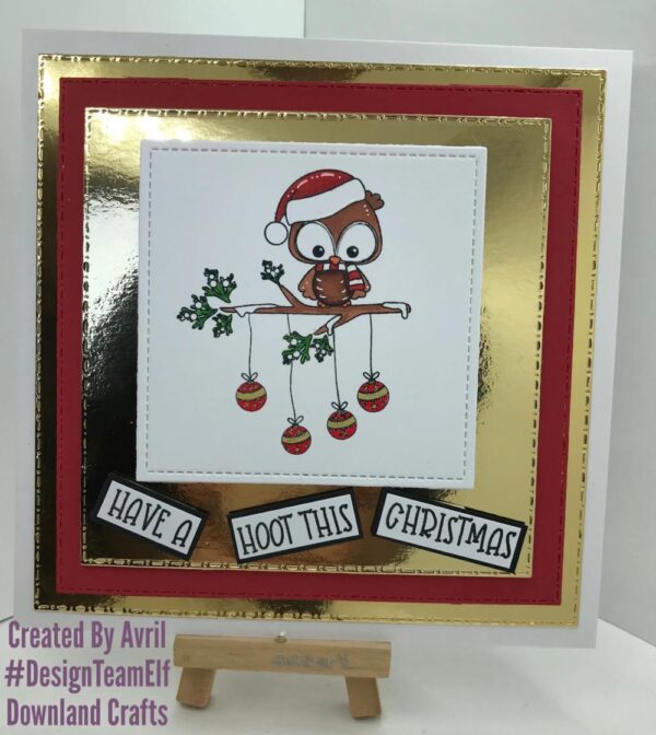 Christmas Owls Stamp Set Card Sample