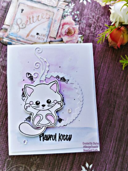 Playful Kitty Stamp Set Card Sample 1