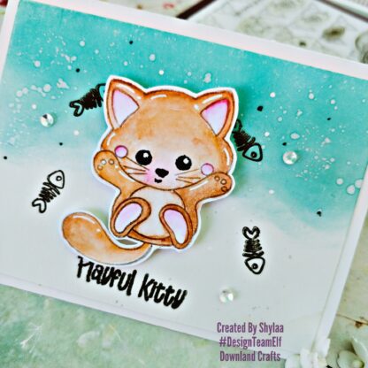 Playful Kitty Stamp Set Card Sample 2