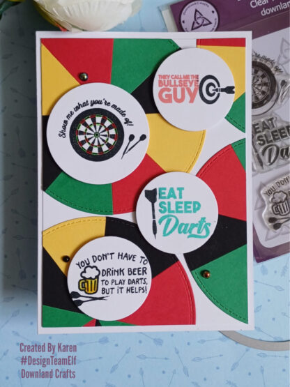 Bullseye Guy Stamp Set Card Sample