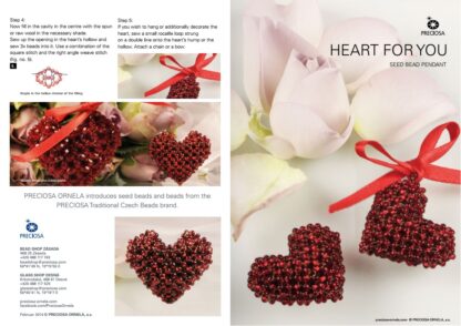 Heart For You Friday Freebie Printable Beading Pattern