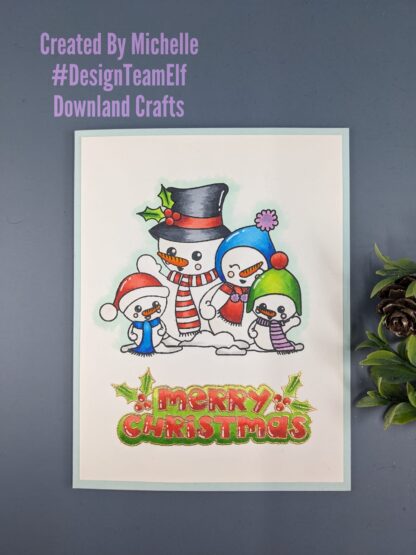 Merry Snowmen Stamp Set Card Sample