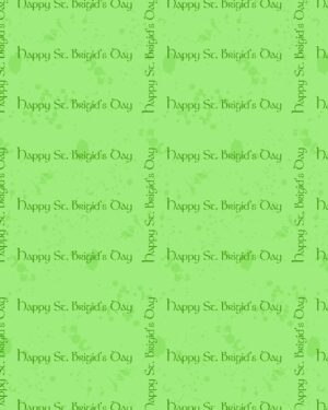 St. Brigid's Day Green Friday Freebie Printable Paper Download