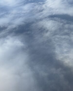 Spring Sky Friday Freebie paper featuring a photo of the deep bluesky with thin cloud cover.