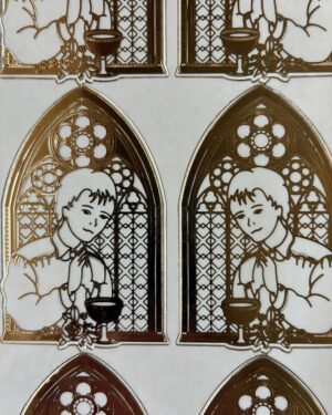 Communion Boy Transparent Gold